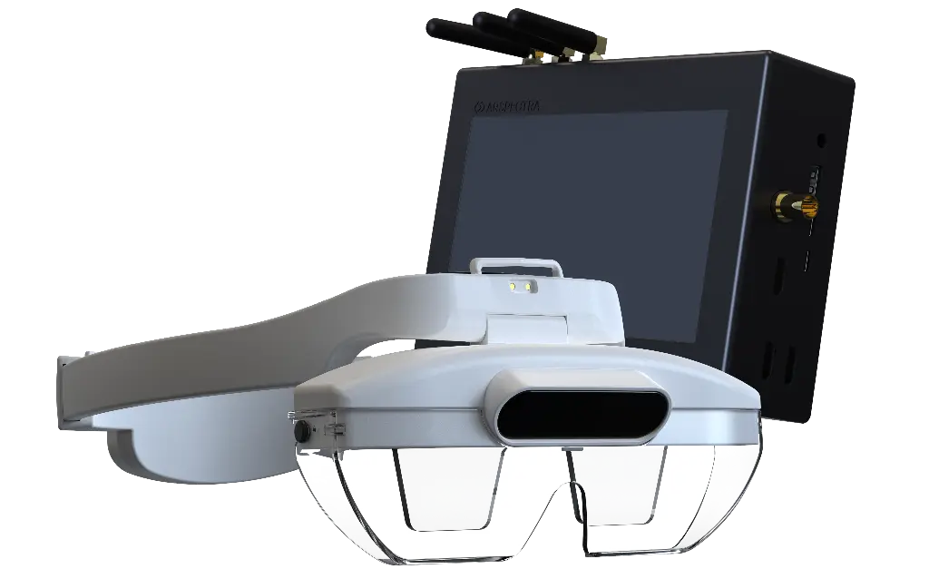 ARCviewer headset device